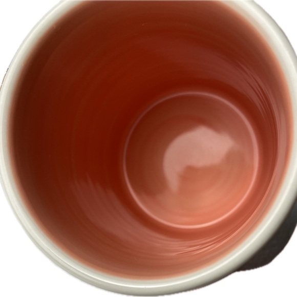 Gold handled Dancing Hares Artist Signed Coffee Mug - Picture 12 of 16